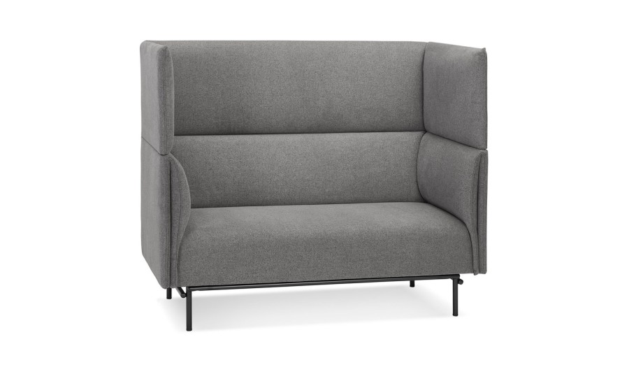 SO06360DG 5404028308608 Canapé acoustique 2 places VISAVI avec haut dossier en tissu gris foncé SO06360DG 5404028308608 Canapé acoustique 2 places VISAVI avec haut dossier en tissu gris foncé
