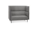 SO06360DG 5404028308608 Canapé acoustique 2 places VISAVI avec haut dossier en tissu gris foncé
