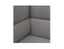 Canapé acoustique 2 places VISAVI avec haut dossier en tissu gris foncé