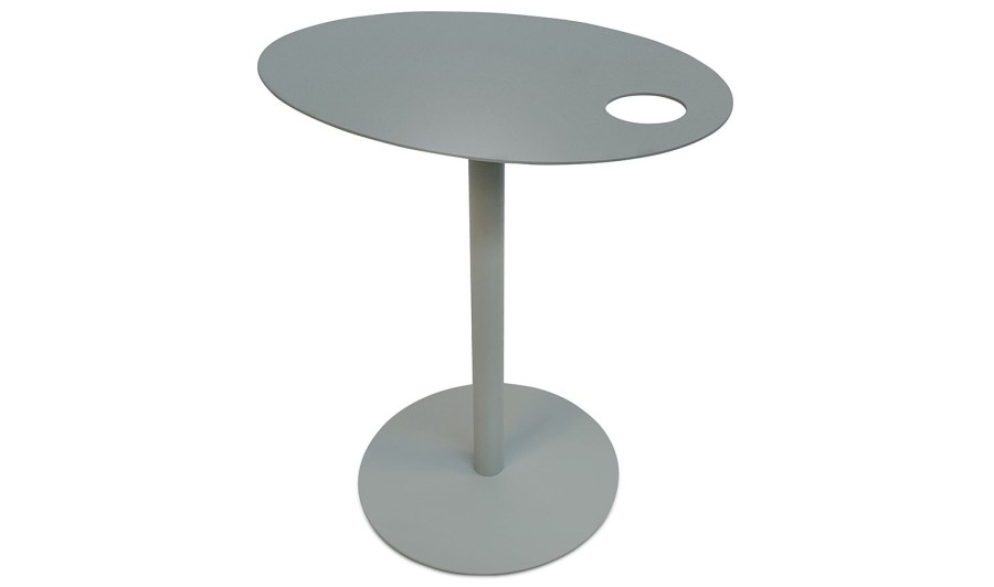 SO06350LG 5404028350423 Table dappoint ovale MASA en métal gris