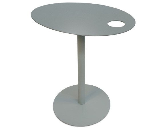 SO06350LG 5404028350423 Table dappoint ovale MASA en métal gris