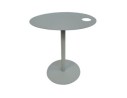 Table dappoint ovale MASA en métal gris