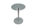 Table dappoint ovale MASA en métal gris