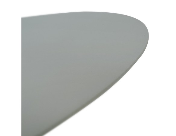 Table dappoint ovale MASA en métal gris