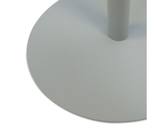 Table dappoint ovale MASA en métal gris