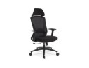 OC00650BL 5404028314906 Fauteuil de bureau ergonomique PELIKAN en tissu noir