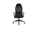 Fauteuil de bureau ergonomique PELIKAN en tissu noir