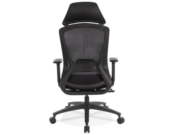 Fauteuil de bureau ergonomique PELIKAN en tissu noir