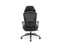 Fauteuil de bureau ergonomique PELIKAN en tissu noir