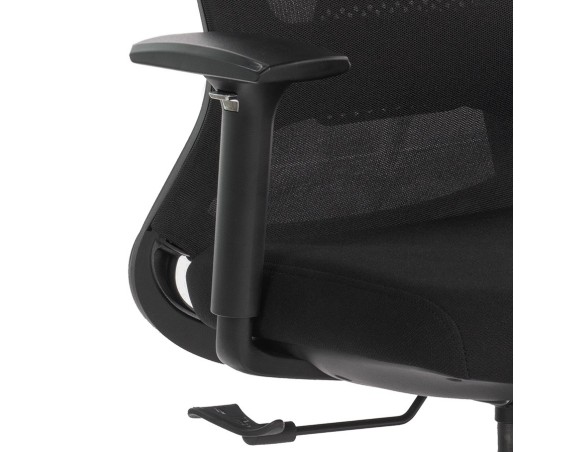 Fauteuil de bureau ergonomique PELIKAN en tissu noir