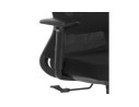 Fauteuil de bureau ergonomique PELIKAN en tissu noir