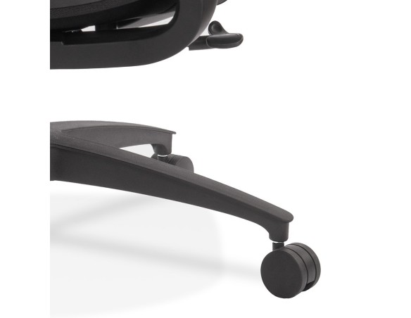 Fauteuil de bureau ergonomique PELIKAN en tissu noir