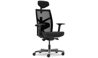 OC00840BL 5404028345207 Fauteuil de bureau ergonomique IMPERO en tissu noir