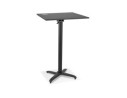 BT01270BLBL 5404028341568 Table haute pliable PENUMBRA carrée noire - 68x68 cm