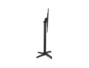 Table haute pliable PENUMBRA carrée noire - 68x68 cm