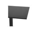 Table haute pliable PENUMBRA carrée noire - 68x68 cm