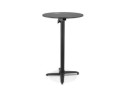 Table haute pliable PENUMBRA ronde noire - 68 cm