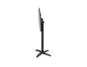 Table haute pliable PENUMBRA ronde noire - 68 cm