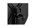 Table haute pliable PENUMBRA ronde noire - 68 cm