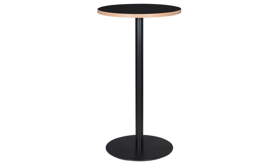 BT00850BLBL 5420072093727 Mange-debout rond POLLUX ROUND noir - à̃ 60 cm