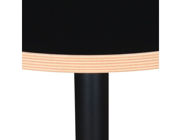 Mange-debout rond POLLUX ROUND noir - 60 cm