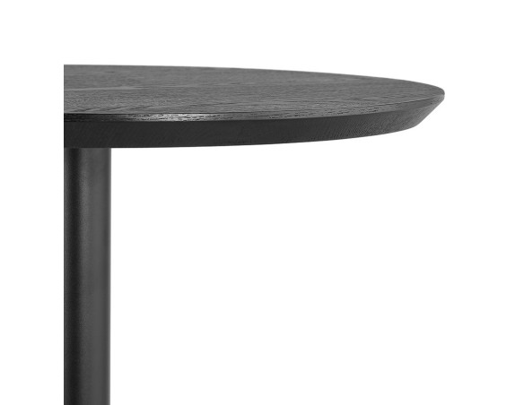 Table haute ronde TAMAGO en bois et métal noir - 60 cm