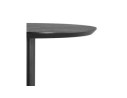 Table haute ronde TAMAGO en bois et métal noir - 60 cm