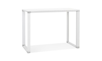 OT01280WHWH 5404028303108 Table haute / bureau haut XLINE HIGH TABLE en bois blanc - 140x70 cm