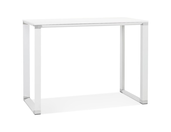 OT01280WHWH 5404028303108 Table haute / bureau haut XLINE HIGH TABLE en bois blanc - 140x70 cm