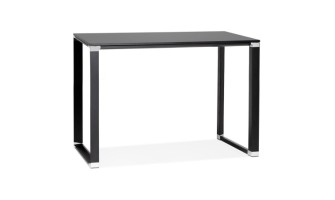 OT01290BLBL 5404028303122 Table haute / bureau haut XLINE HIGH TABLE en bois noir - 140x70 cm
