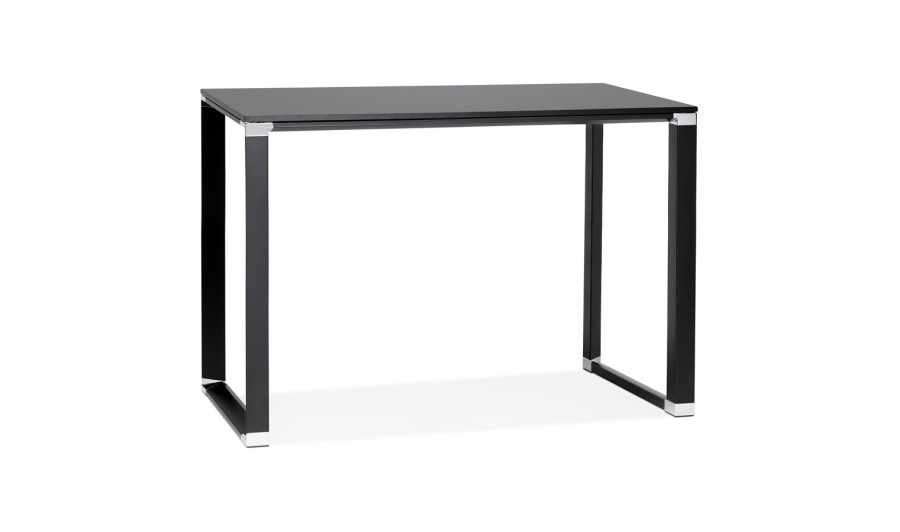 OT01290BLBL 5404028303122 Table haute / bureau haut XLINE HIGH TABLE en bois noir - 140x70 cm