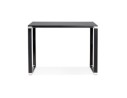 Table haute / bureau haut XLINE HIGH TABLE en bois noir - 140x70 cm