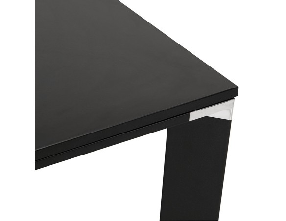 Table haute / bureau haut XLINE HIGH TABLE en bois noir - 140x70 cm