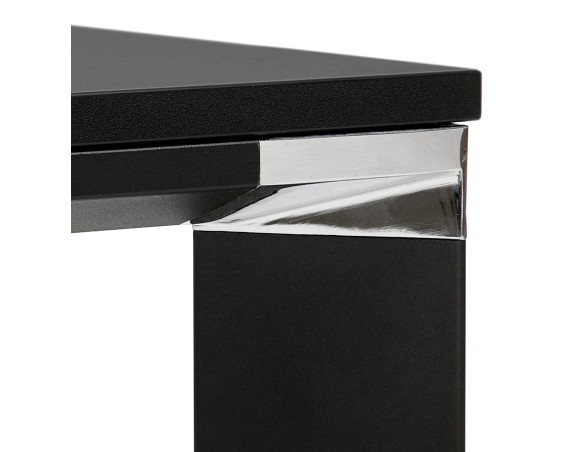Table haute / bureau haut XLINE HIGH TABLE en bois noir - 140x70 cm