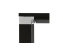 Table haute / bureau haut XLINE HIGH TABLE en bois noir - 140x70 cm