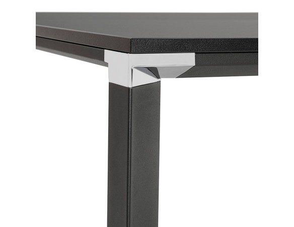 Table haute / bureau haut XLINE HIGH TABLE en bois noir - 140x70 cm