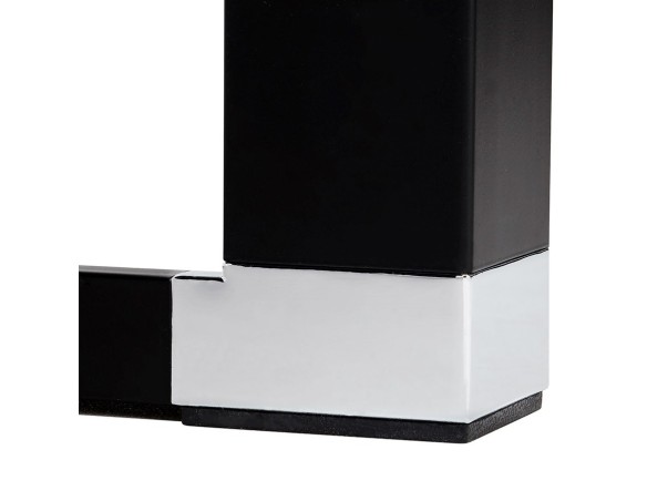 Table haute / bureau haut XLINE HIGH TABLE en bois noir - 140x70 cm