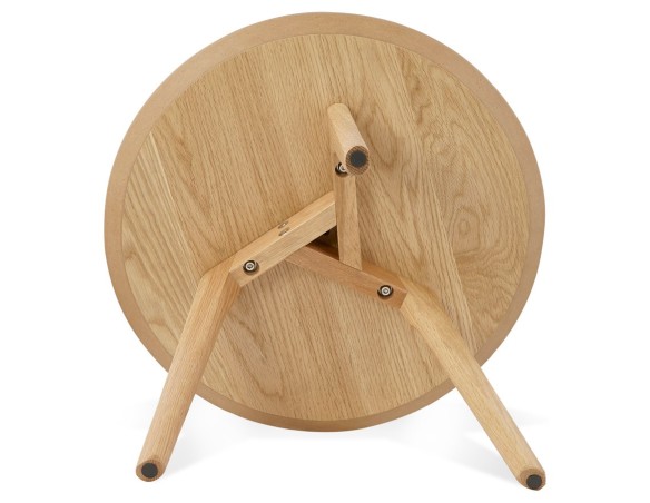Tables gigognes ronde GABY en bois naturel