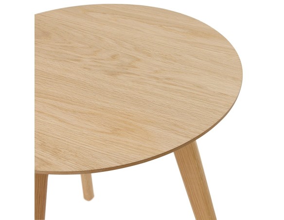 Tables gigognes ronde GABY en bois naturel