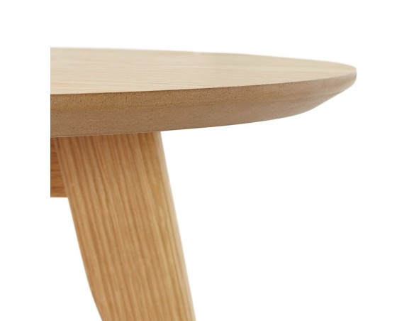 Tables gigognes ronde GABY en bois naturel