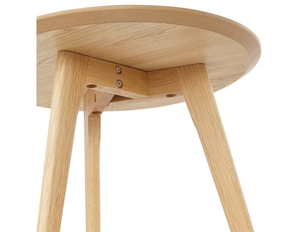 Tables gigognes ronde GABY en bois naturel