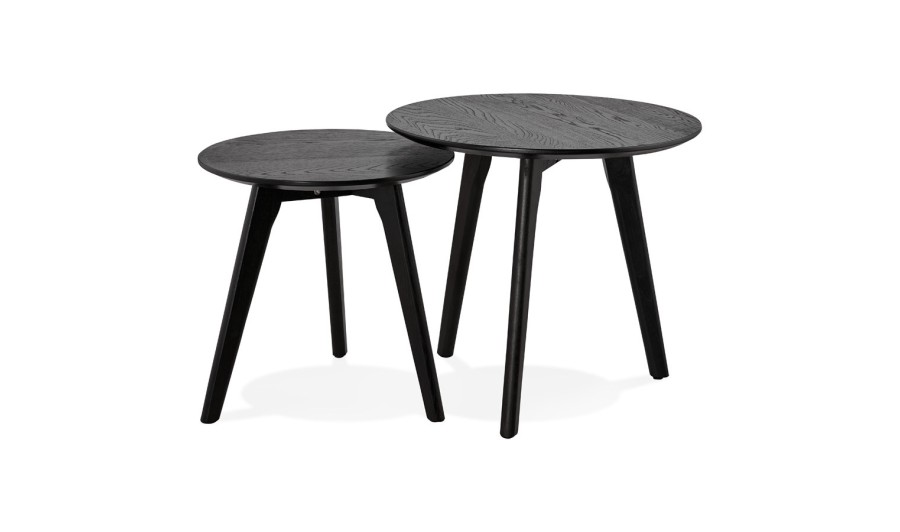 CT00470BL 5420072044934 Tables gigognes ronde GABY noires