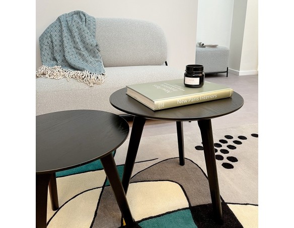 Tables gigognes ronde GABY noires