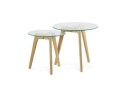 CT00370CL 5420072036731 Tables gigognes ronde LOVYOU en verre