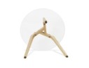 Tables gigognes ronde LOVYOU en verre