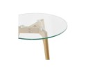Tables gigognes ronde LOVYOU en verre