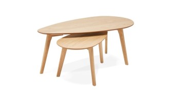 CT00660NA 5420072063782 Tables gigognes design STOKOLM en bois finition naturelle