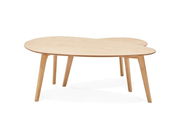 Tables gigognes design STOKOLM en bois finition naturelle