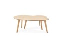 Tables gigognes design STOKOLM en bois finition naturelle