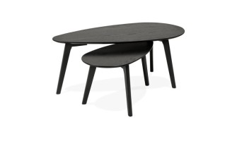 CT00670BL 5420072063805 Tables gigognes design STOKOLM en bois noir